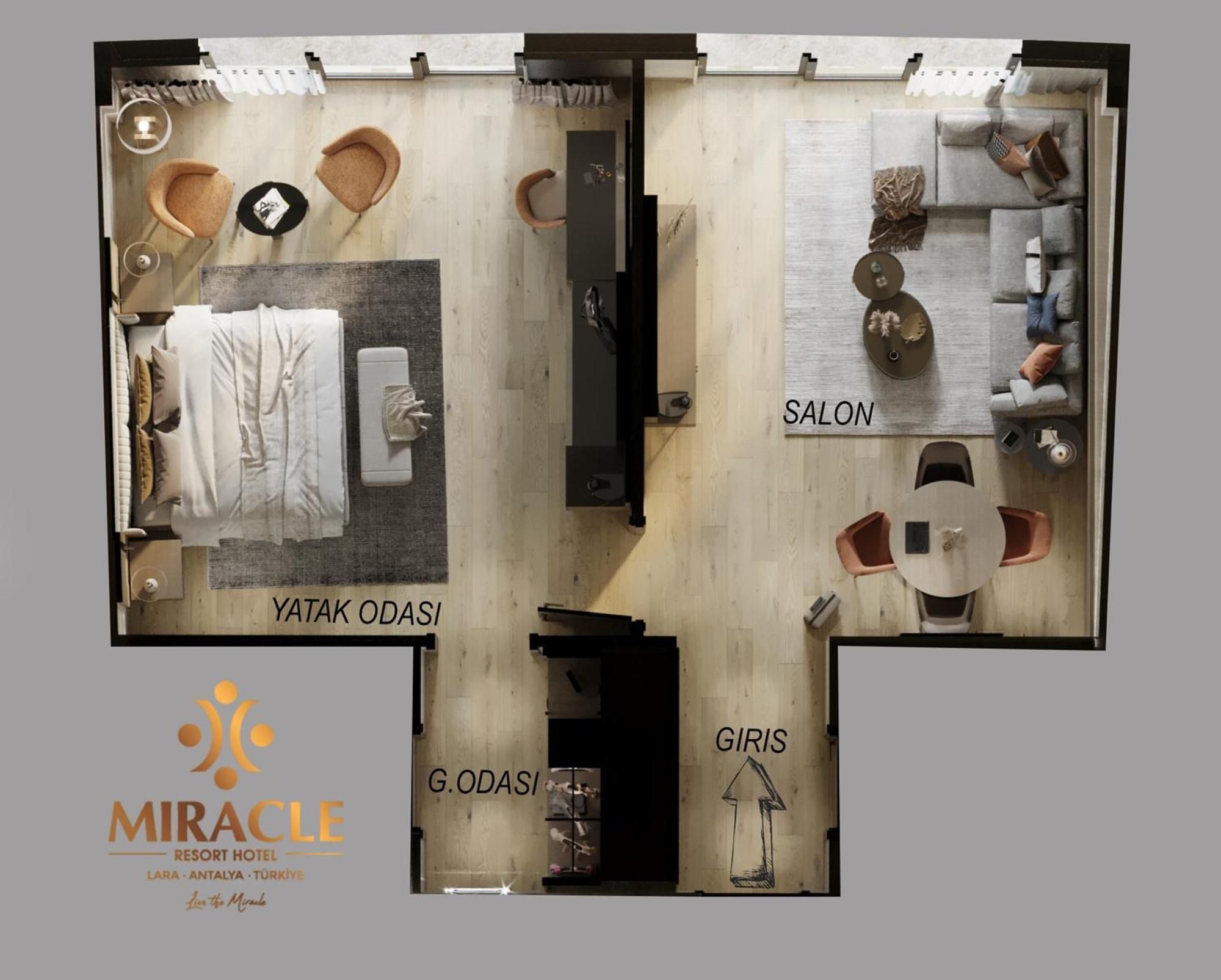 Miracle Resort Hotel Antalya Exterior foto
